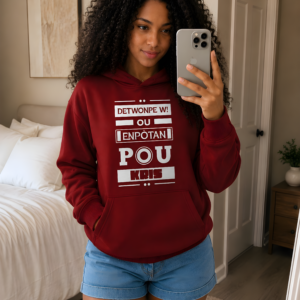 Home hoodie detwonpe'w ou enpòtan pou kris
